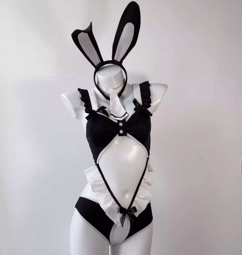 Bunny girl ruffle one piece roleplay costume, photo 6
