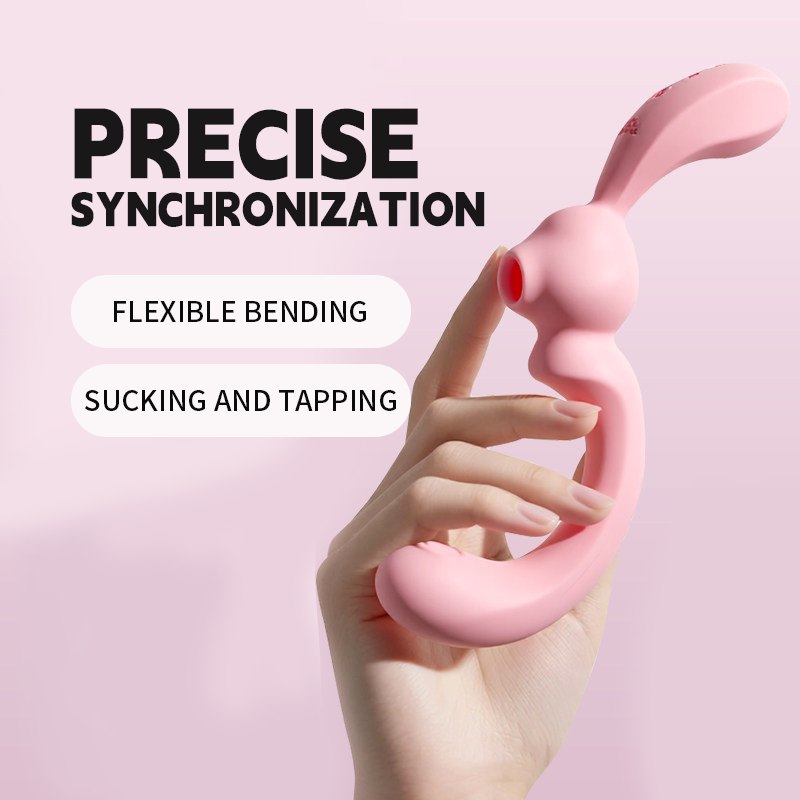 Pink bunny suction G-spot vibrator, photo 3
