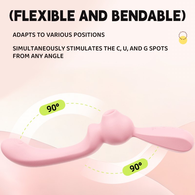Pink bunny suction G-spot vibrator, photo 4