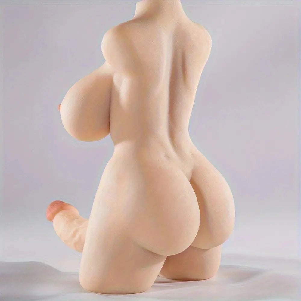 Flesh tone busty shemale silicone doll torso, photo 11