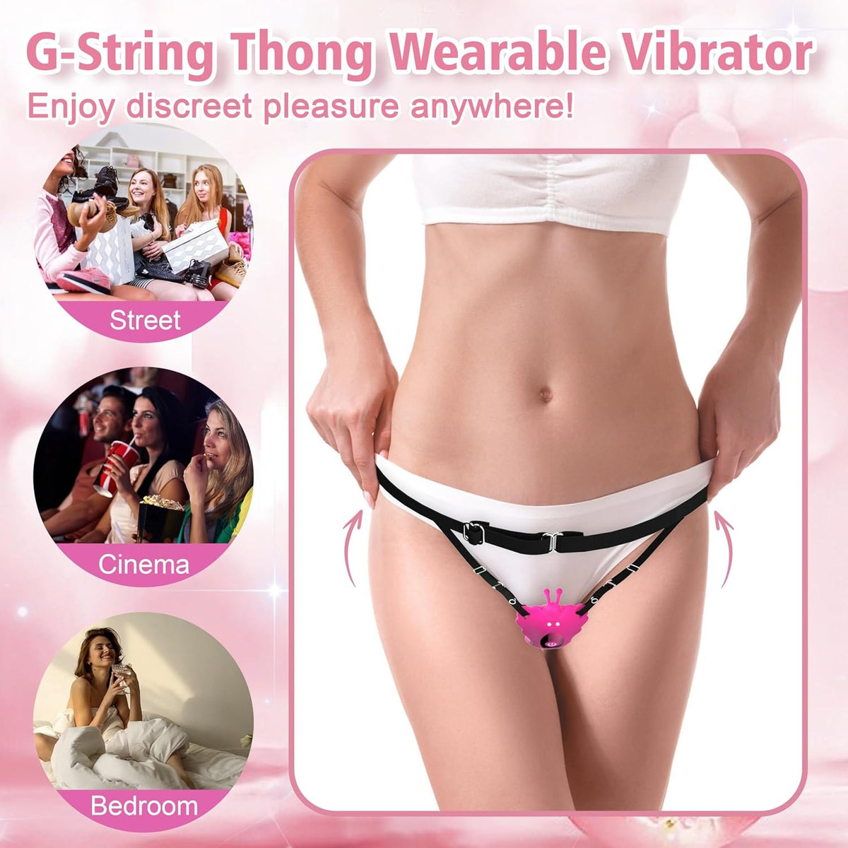 Rose red butterfly panty vibrator, photo 5