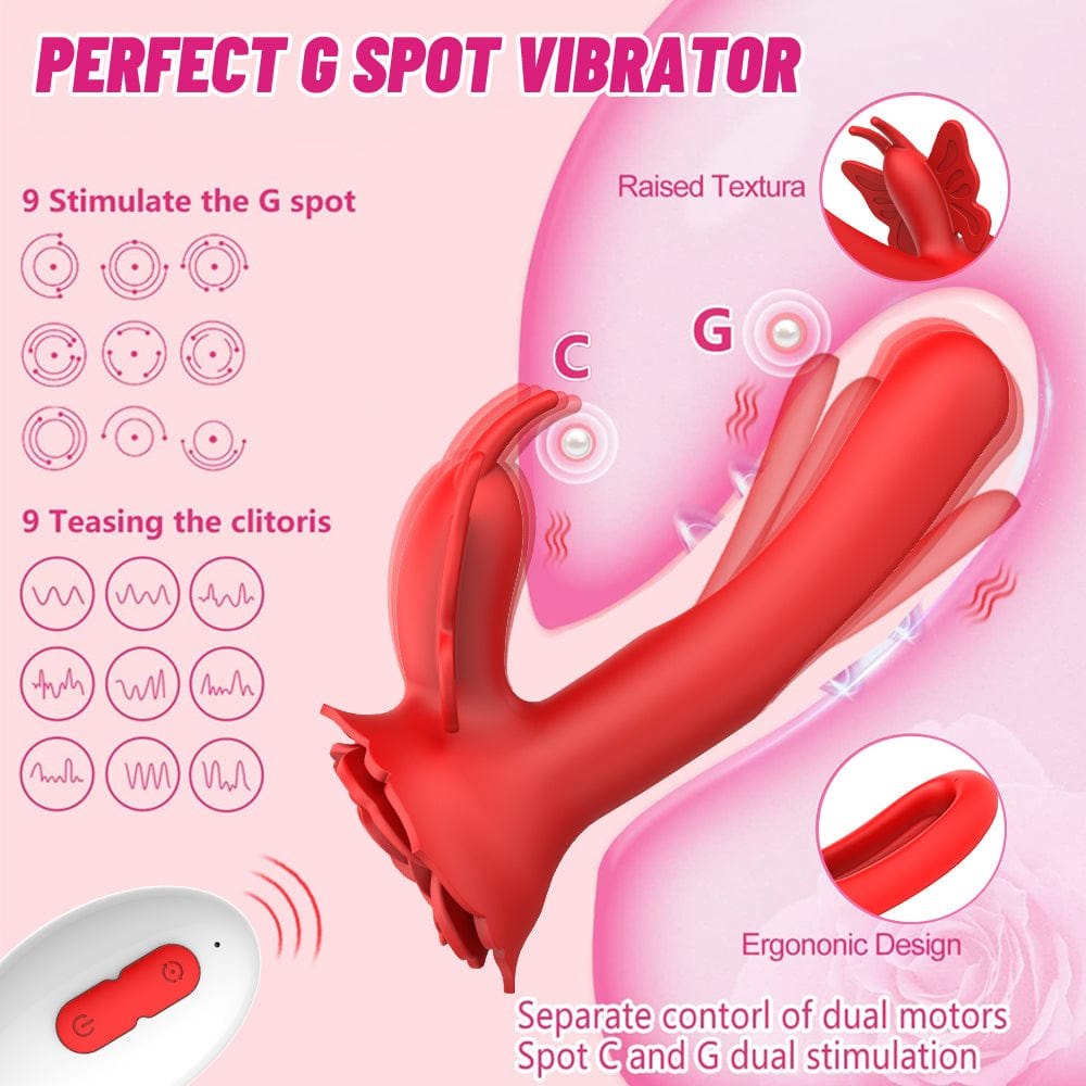 Butterfly rose rabbit vibrator, photo 3