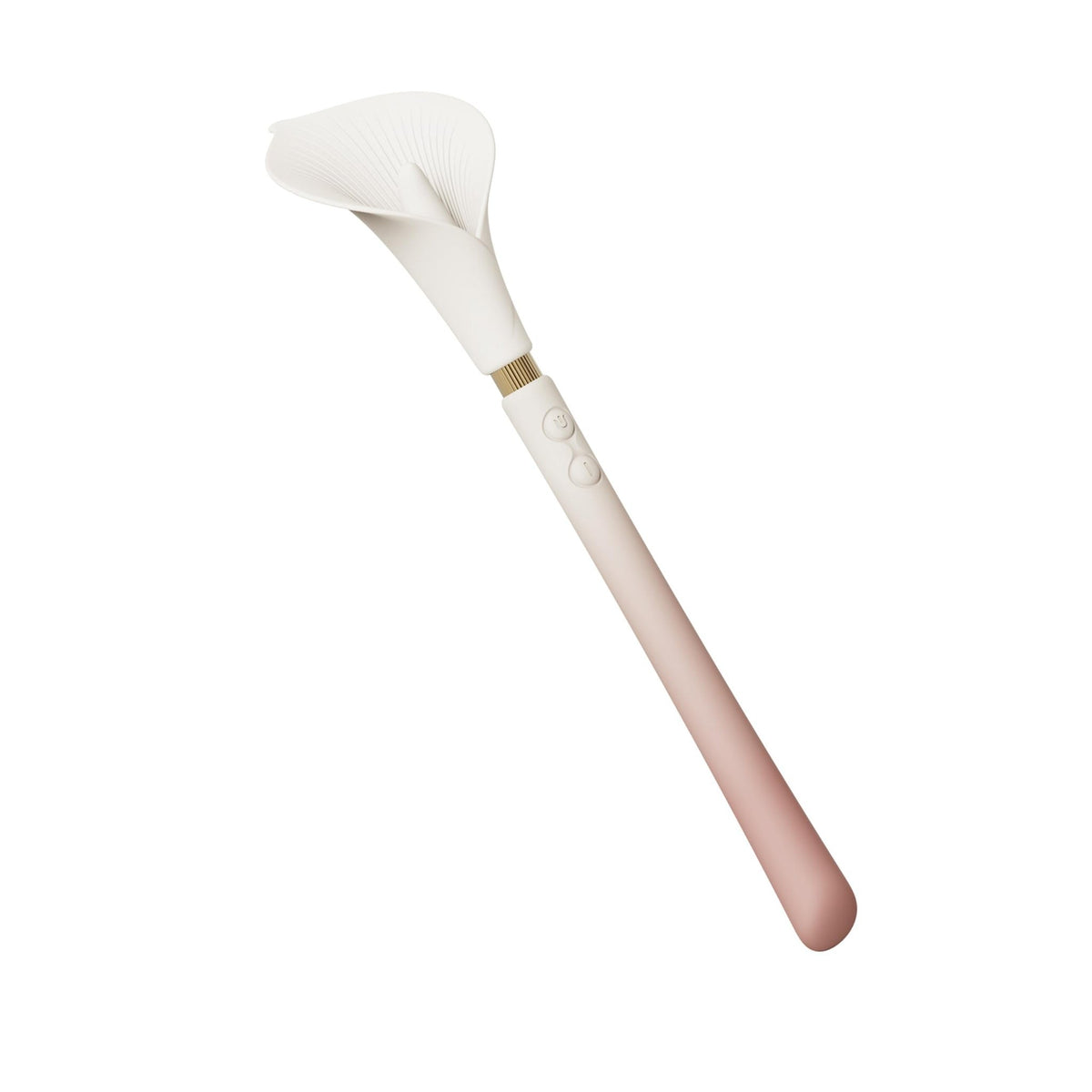 Calla lily-shaped dual-motor wand vibrator, photo 7
