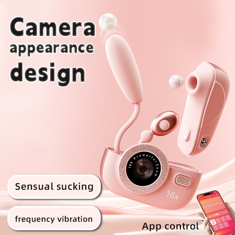 Camera-shaped clit suction and G-spot vibrator, photo 2