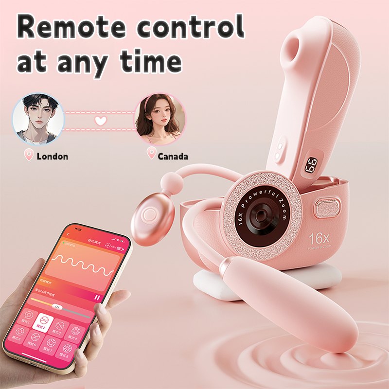 Camera-shaped clit suction and G-spot vibrator, photo 4