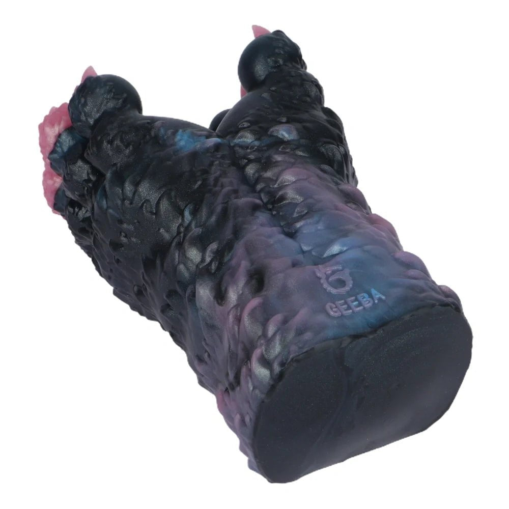 Midnight black canine paw masturbator with pink pads, photo 9