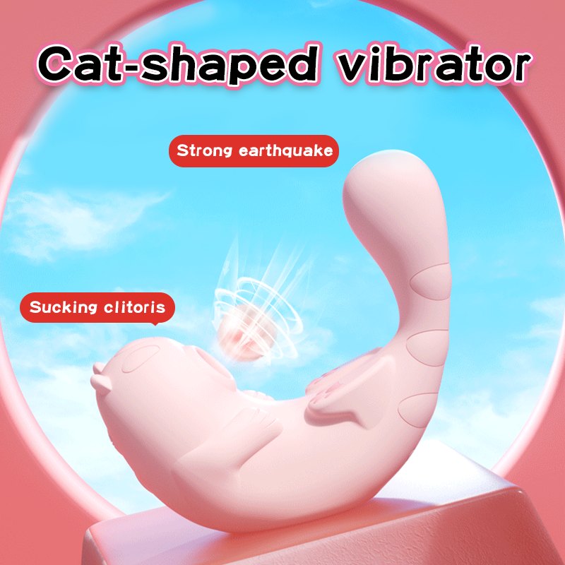 Cat-shaped clitoral suction vibrator, photo 2