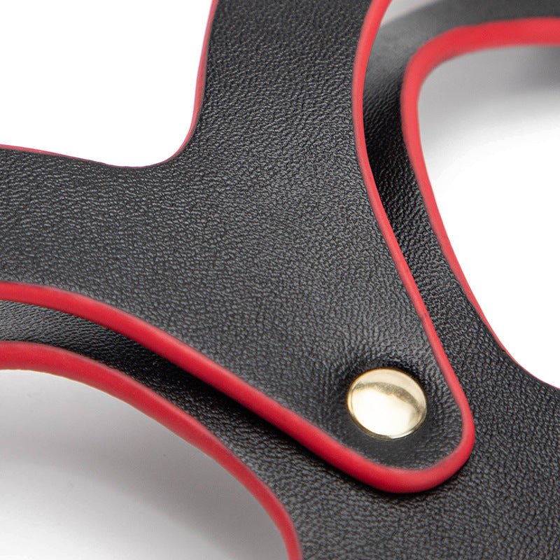 Cat ear leather bondage mask, photo 3