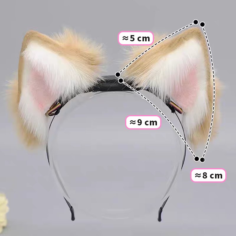 Cat ears headband and tail cosplay set, photo 11