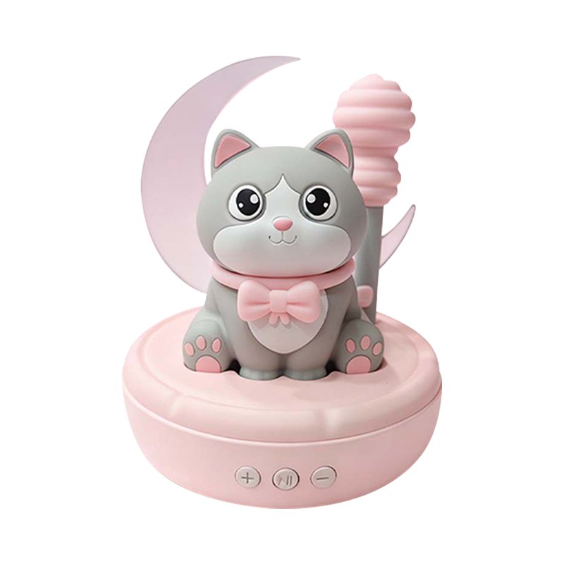 Grey cat shaped clitoral suction vibrator, photo 1