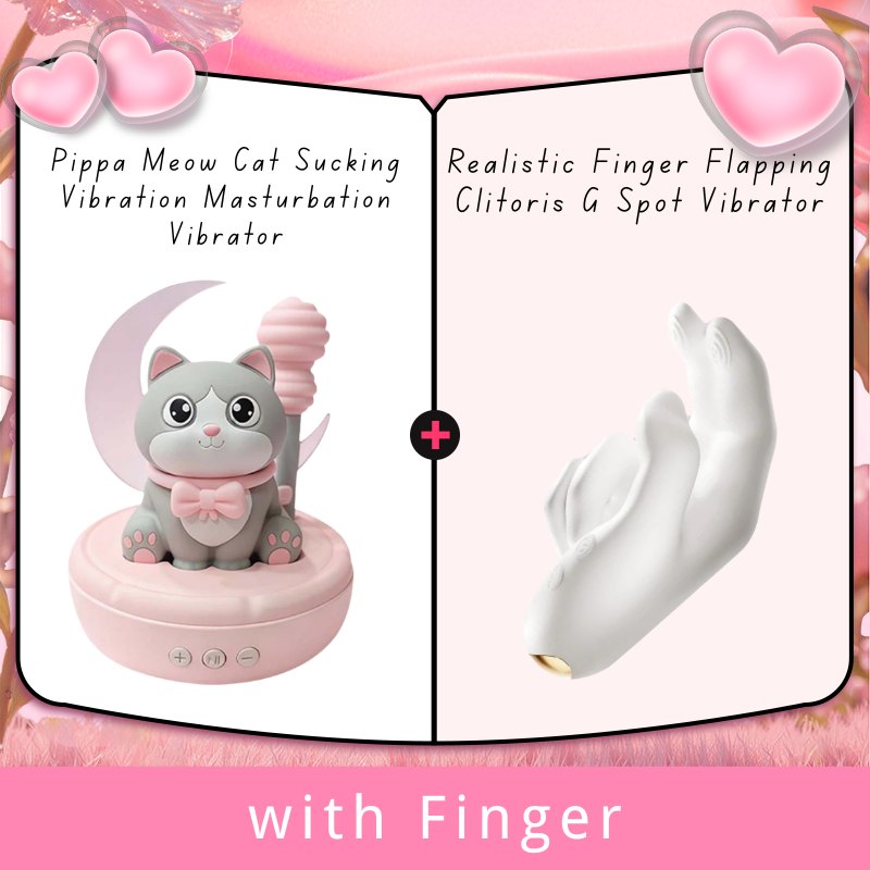 Grey cat shaped clitoral suction vibrator, photo 7