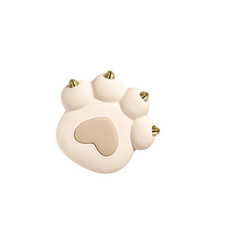 Khaki cat paw heating vibrating massager, photo 1