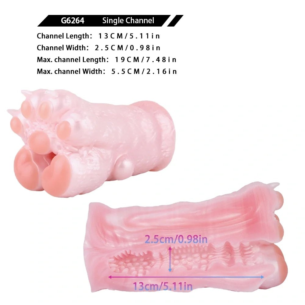 Pale pink nacre cat paw masturbator, photo 13