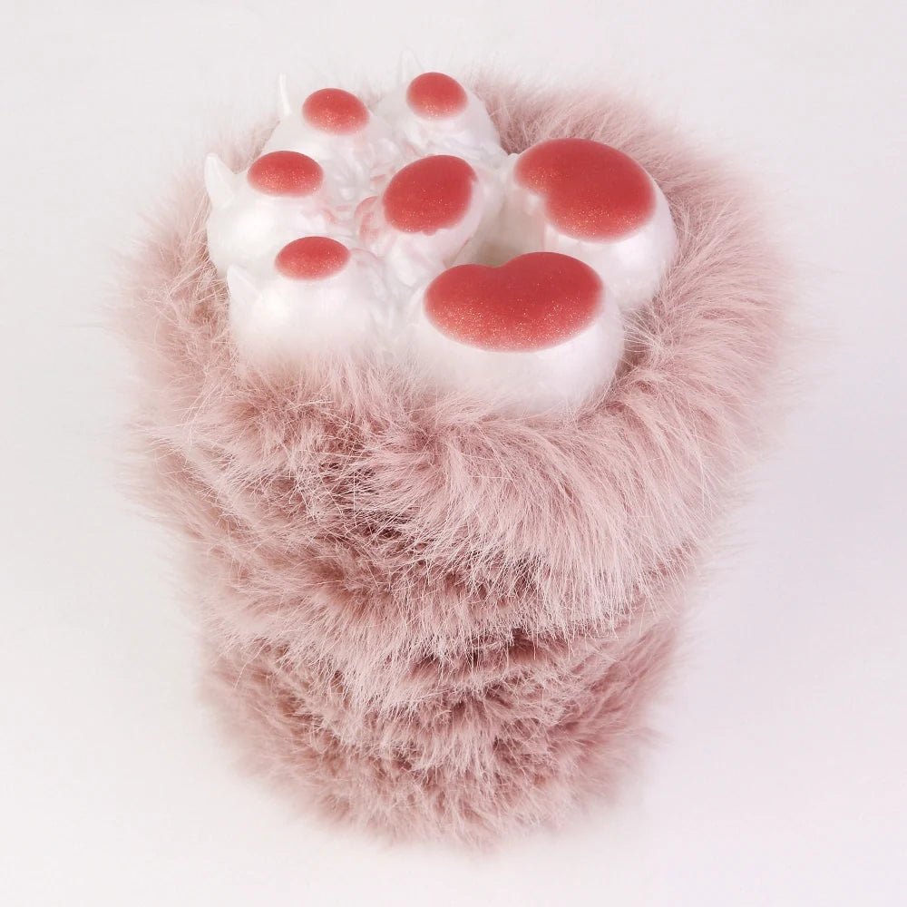 Rose mauve fur cat paw masturbator, photo 6