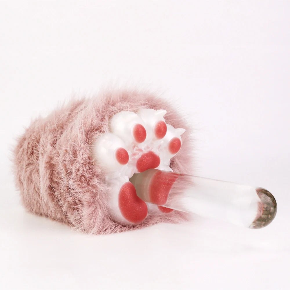 Rose mauve fur cat paw masturbator, photo 9