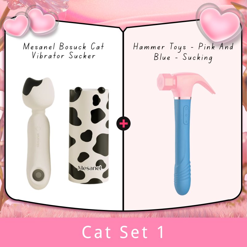 Black and white cat shaped silicone suction vibrator, photo 8