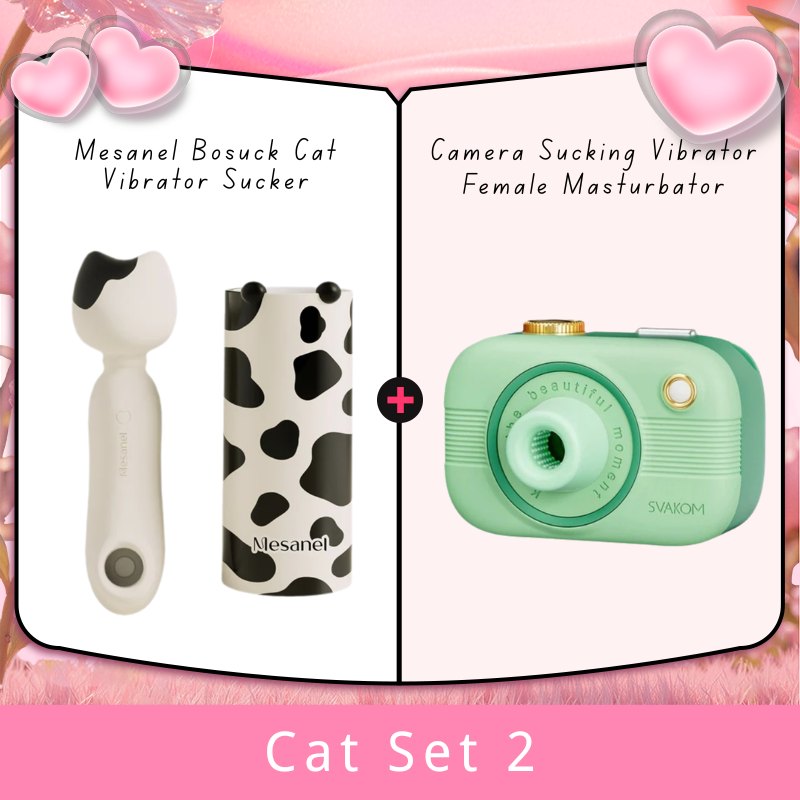 Black and white cat shaped silicone suction vibrator, photo 9