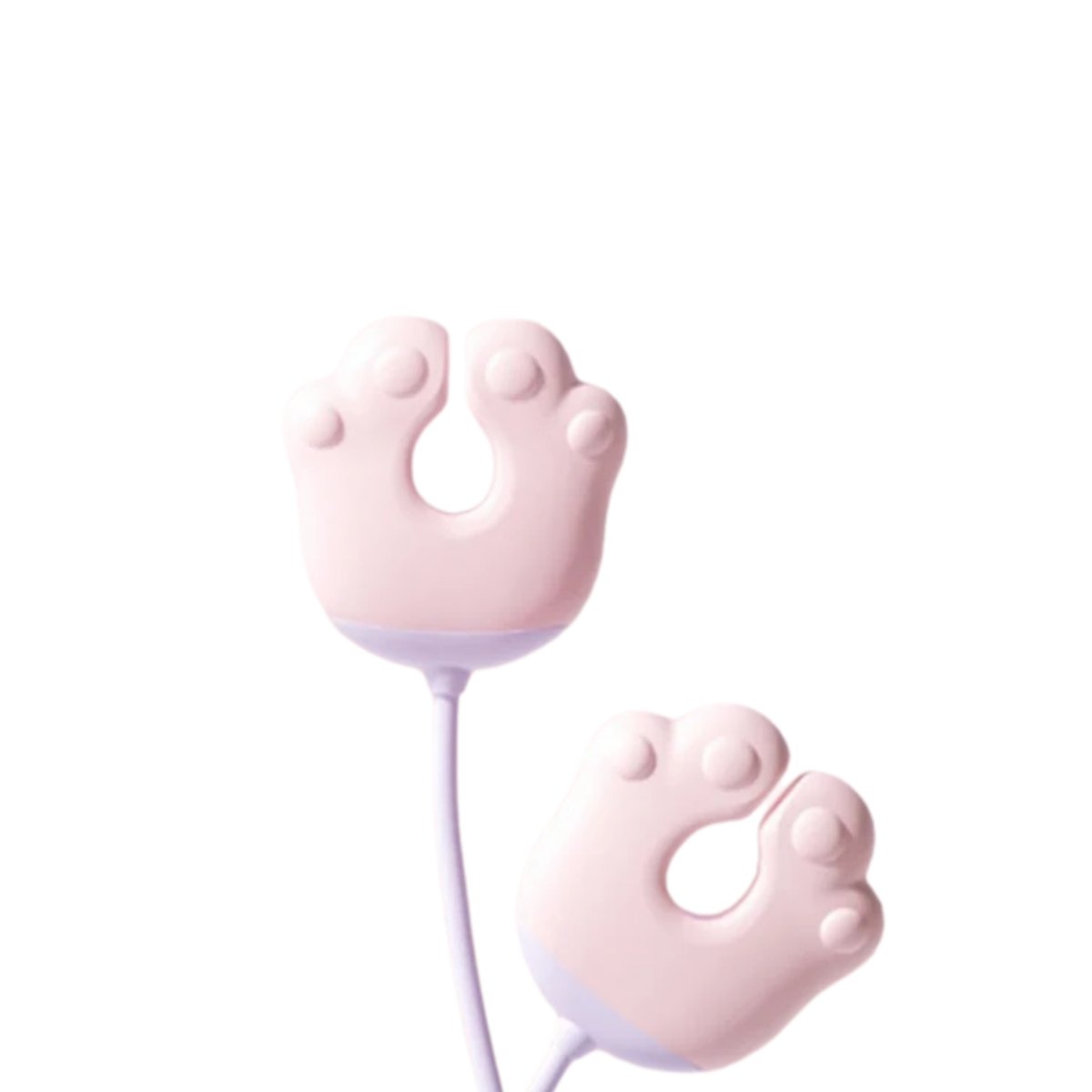 Pink cat-shaped suction vibrator, photo 10