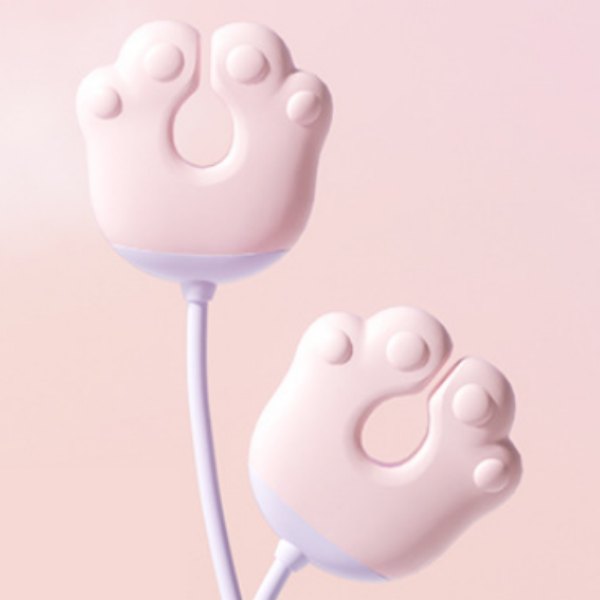 Pink cat-shaped suction vibrator, photo 7