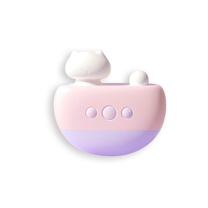 Pink cat-shaped suction vibrator, photo 9