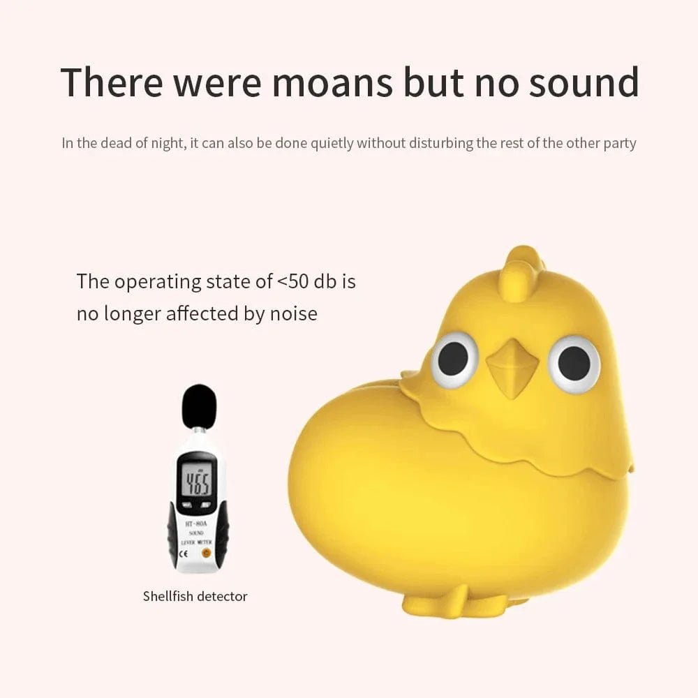 Yellow chicken shaped suction vibrator, photo 5