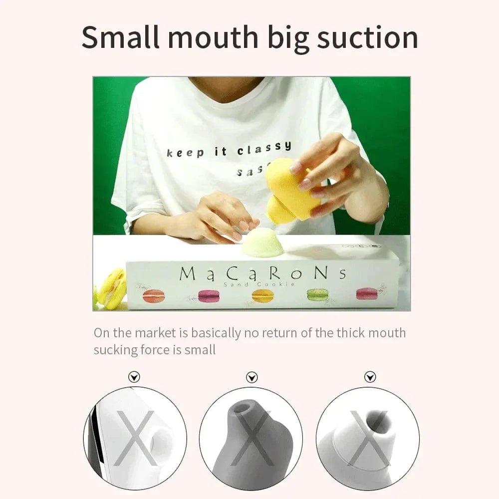 Yellow chicken shaped suction vibrator, photo 6