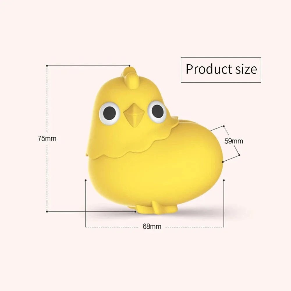 Yellow chicken shaped suction vibrator, photo 8