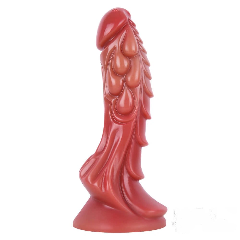 Flesh tone Chinese dragon-style silicone dildo, photo 1