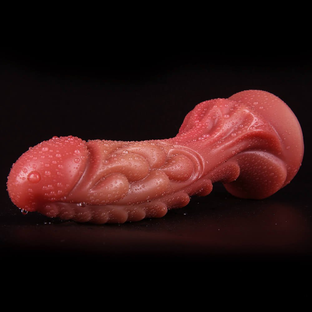 Flesh tone Chinese dragon-style silicone dildo, photo 13