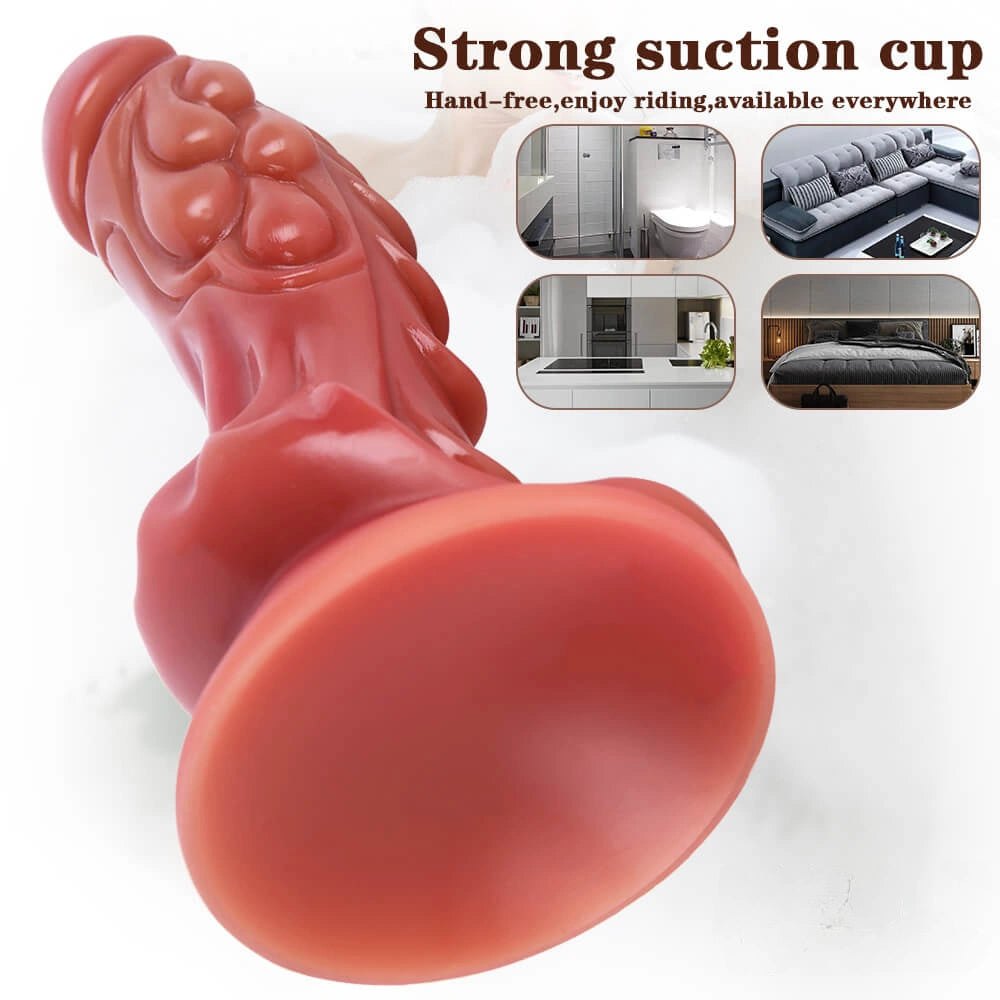 Flesh tone Chinese dragon-style silicone dildo, photo 5