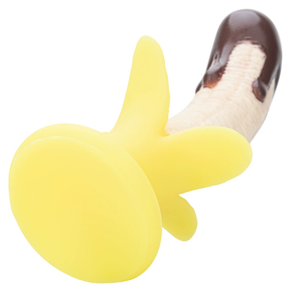 Chocolate-dipped banana silicone dildo, photo 13