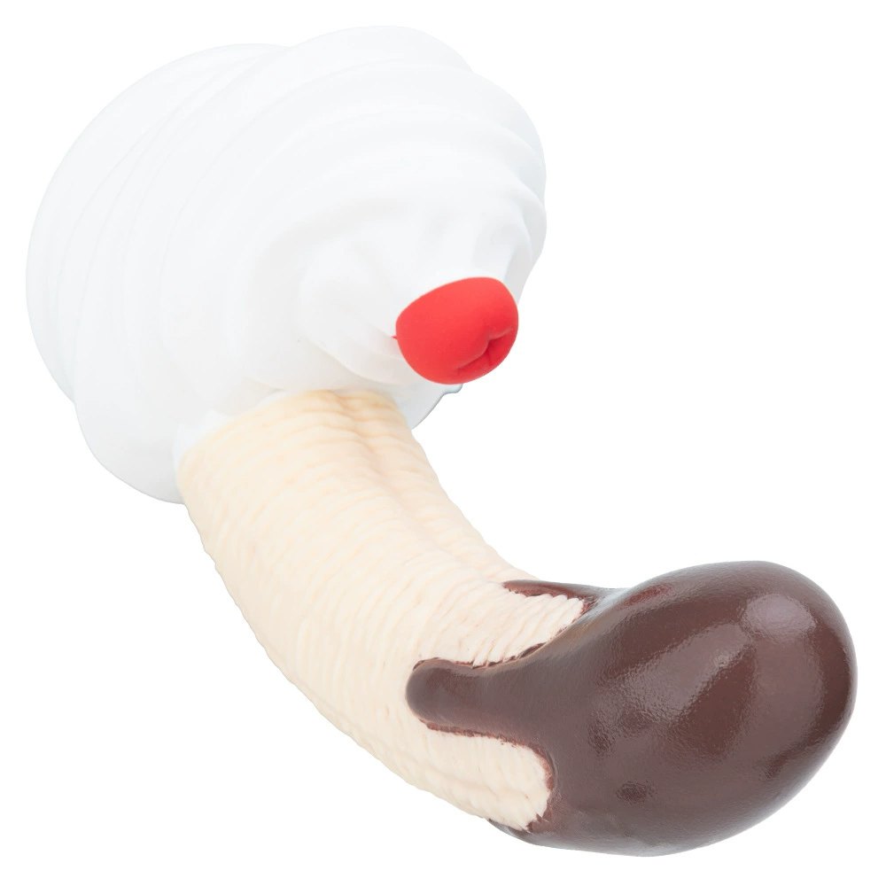 Chocolate-dipped banana silicone dildo, photo 15