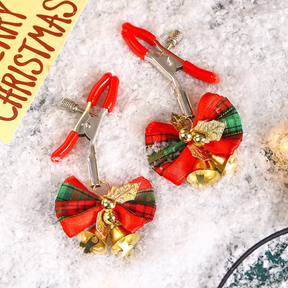 Red and gold christmas bondage restraint set, photo 4