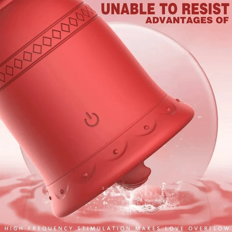 Christmas bell-shaped silicone clitoral vibrator, photo 4