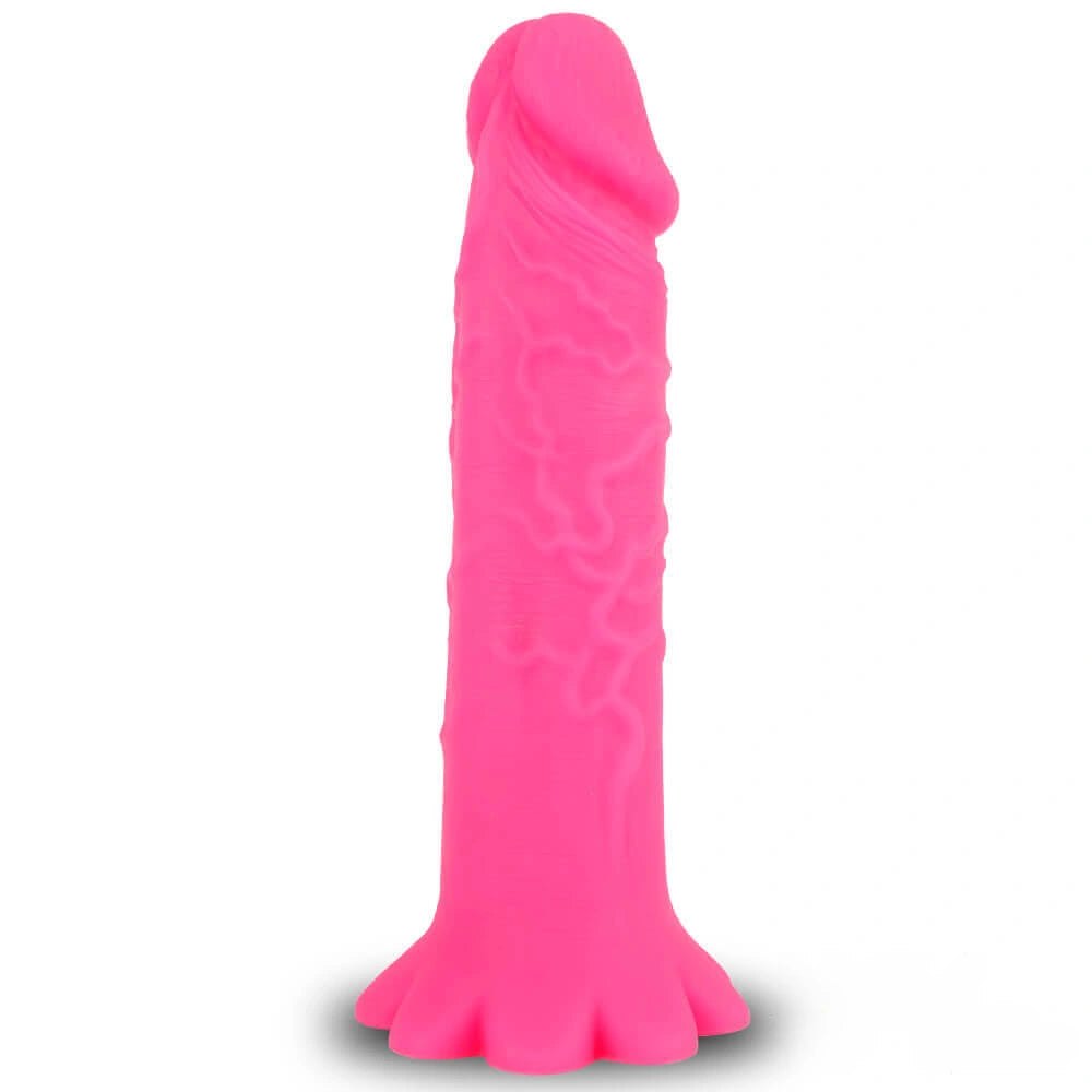 Pink liquid silicone suction cup dildo, photo 8