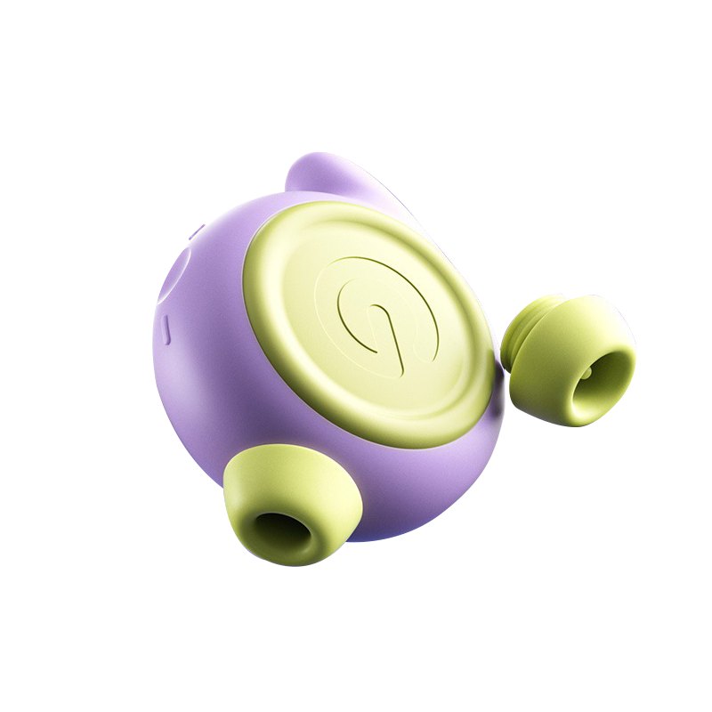 Purple chunky clit suction vibrator, photo 1