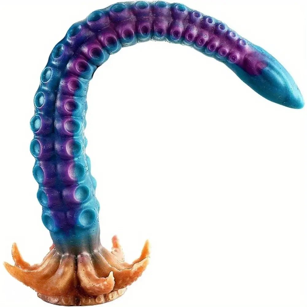 Blue purple tentacle claw base dildo, photo 2
