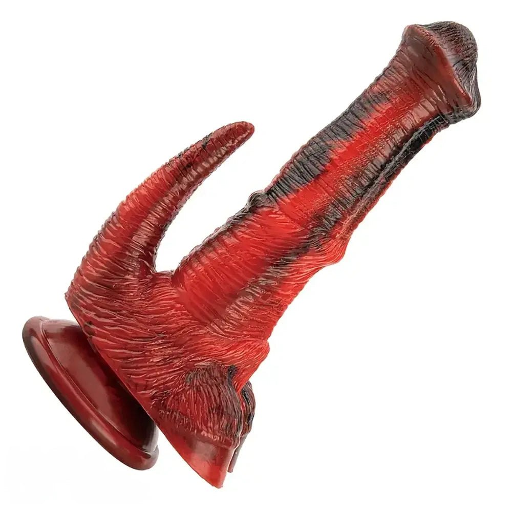 Mixed-tone clawed animal dildo, photo 2