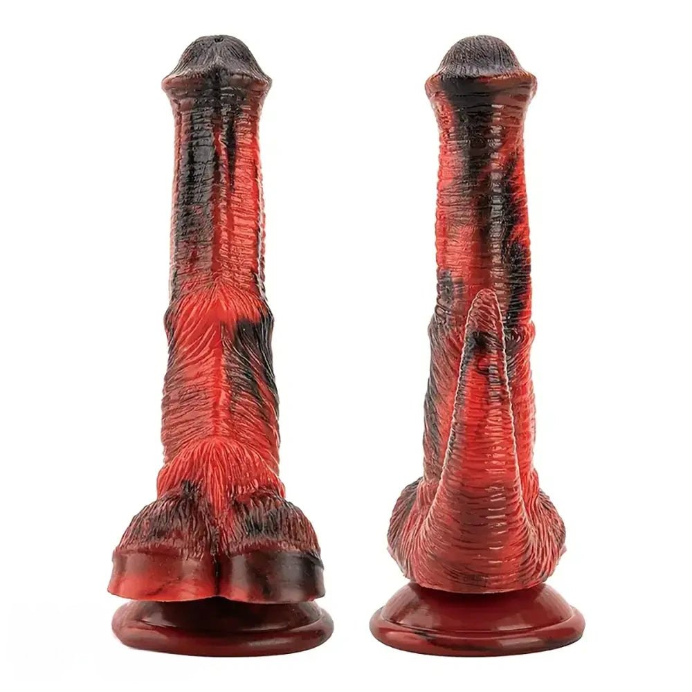 Mixed-tone clawed animal dildo, photo 3