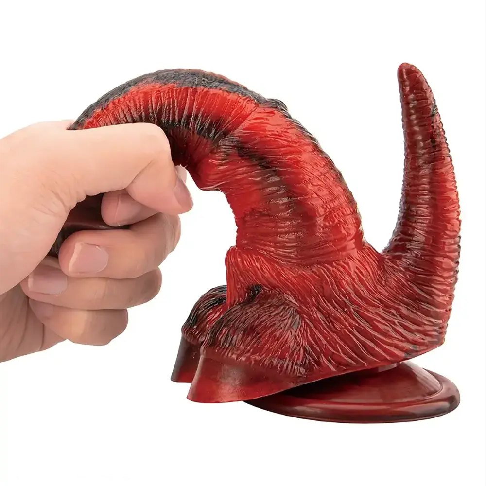Mixed-tone clawed animal dildo, photo 4