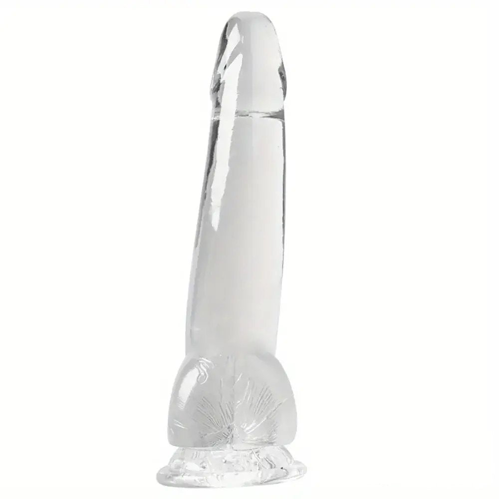 Clear crystal realistic dildo, photo 2