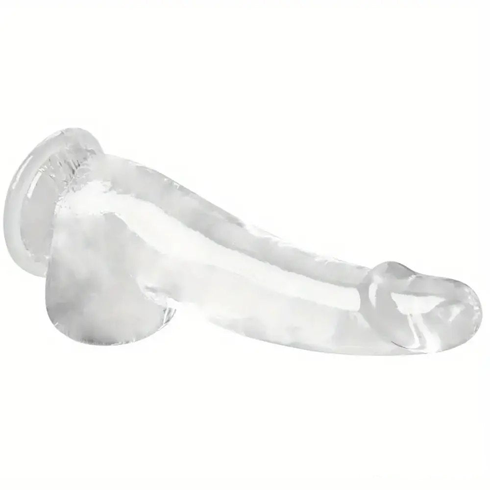Clear crystal realistic dildo, photo 3