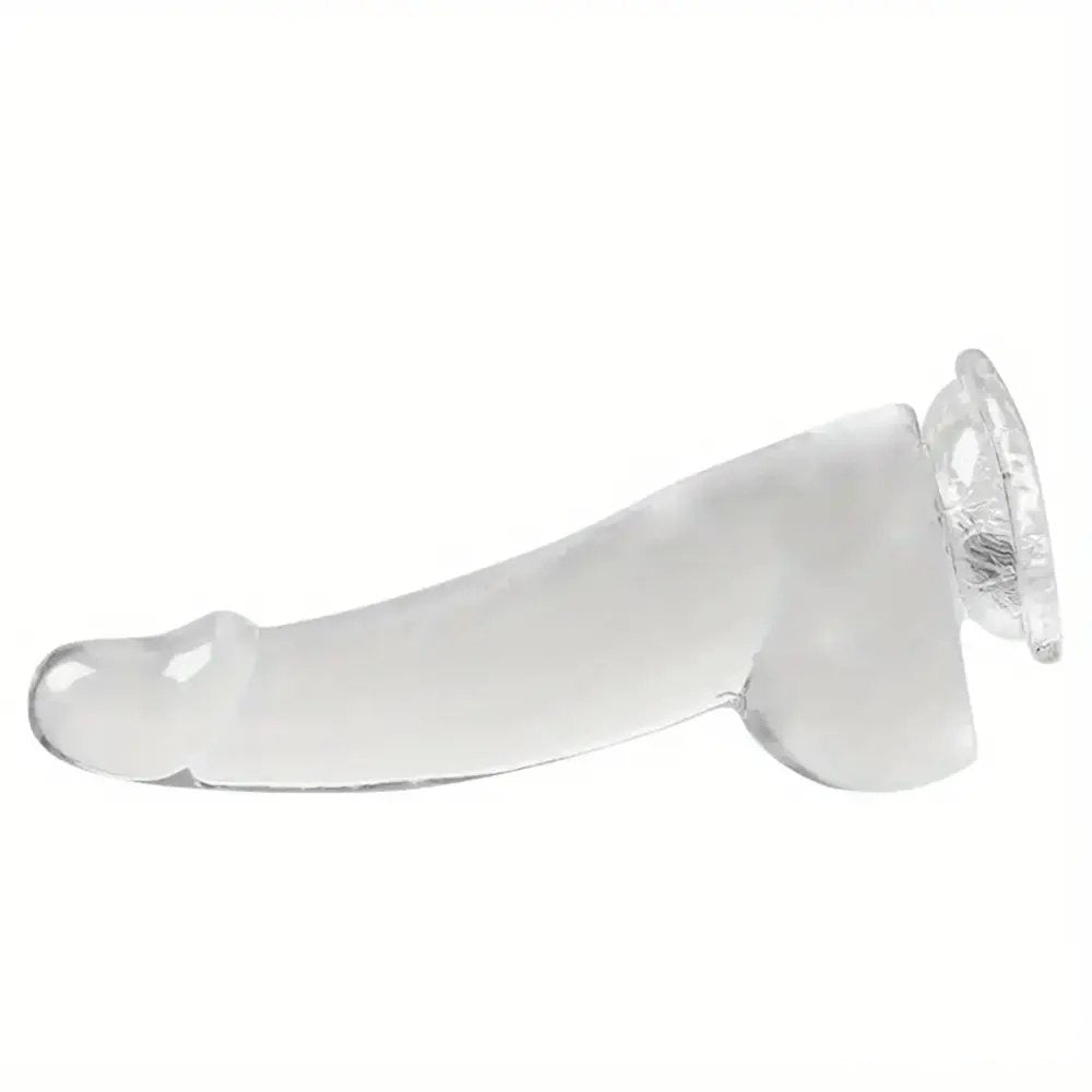 Clear crystal realistic dildo, photo 4