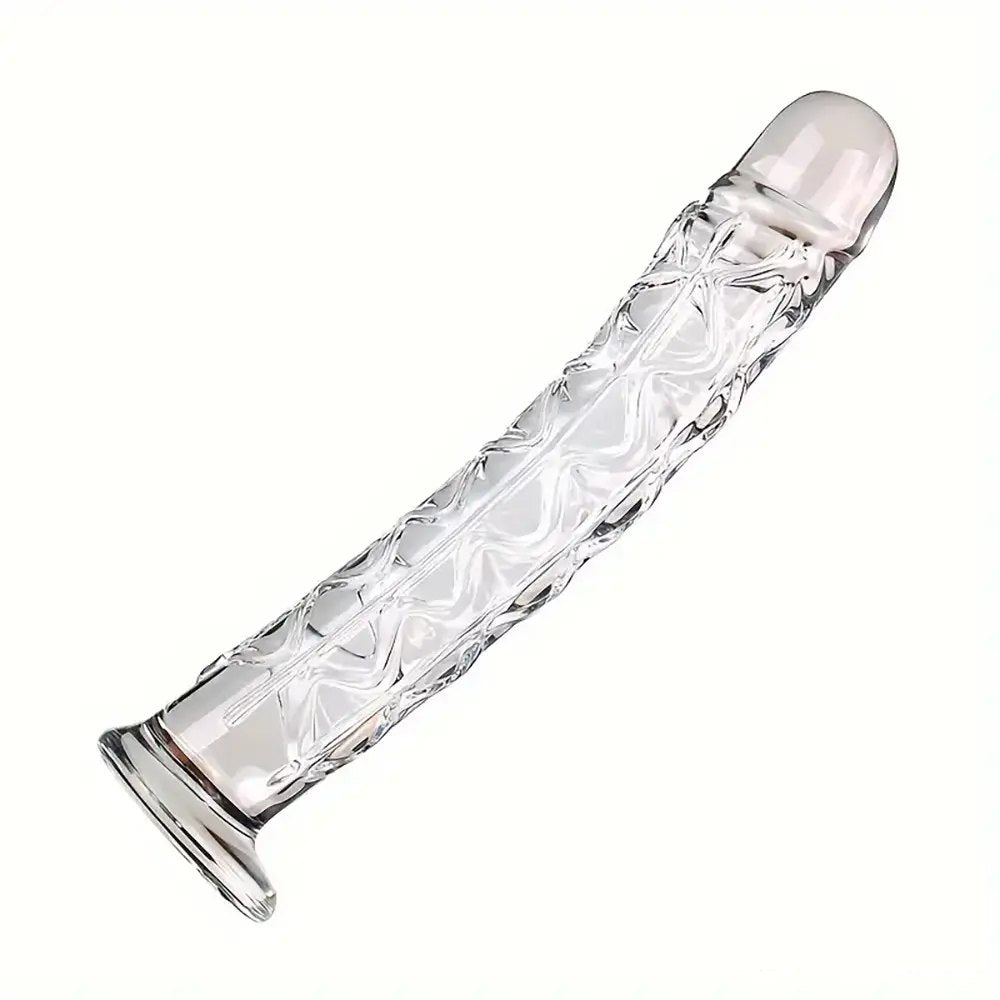Clear crystal glass dildo, photo 2