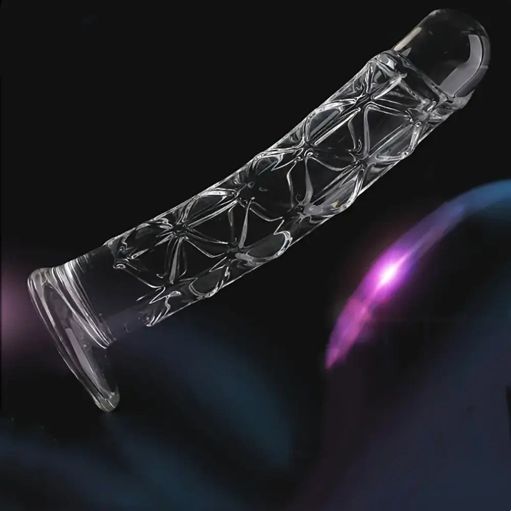 Clear crystal glass dildo, photo 4