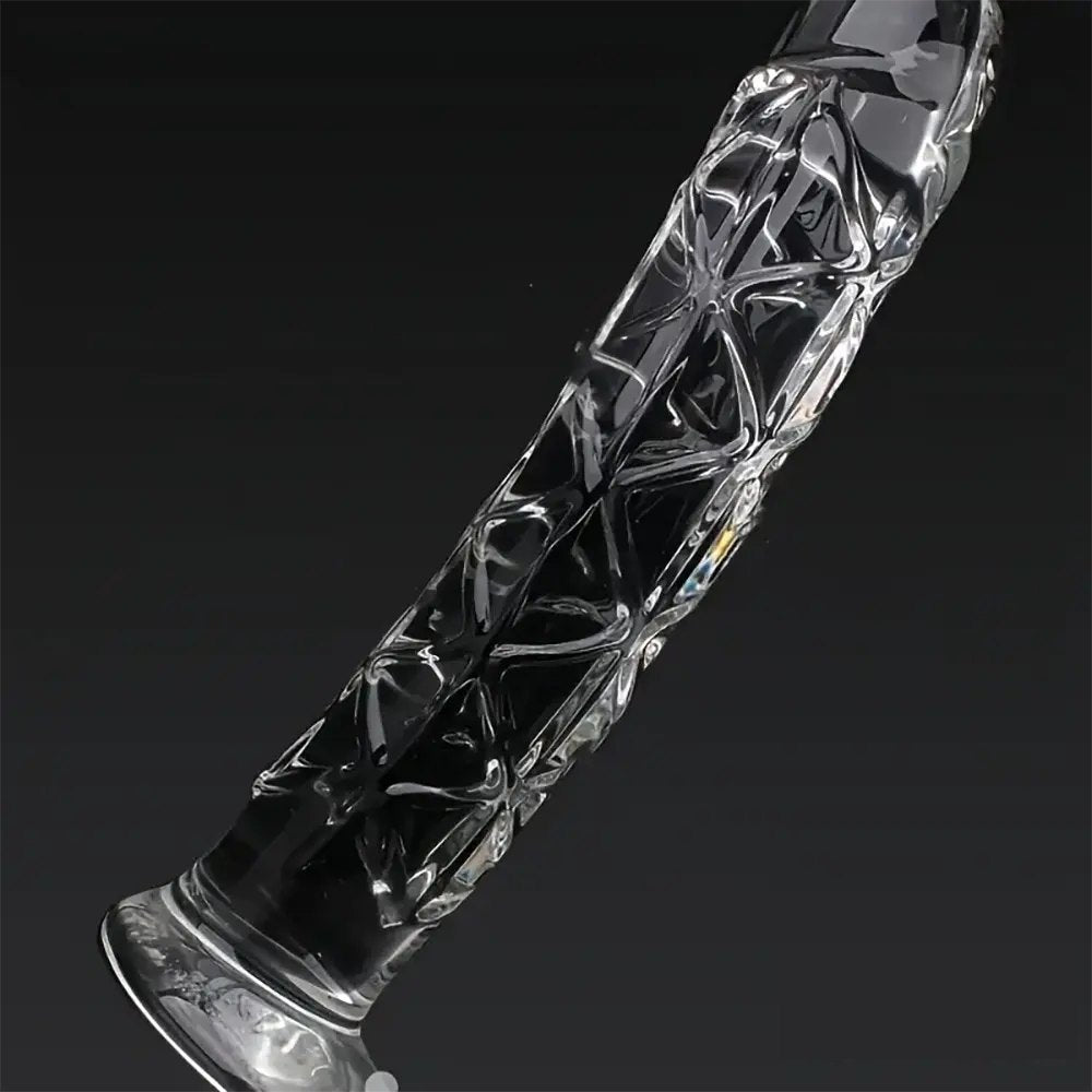 Clear crystal glass dildo, photo 7