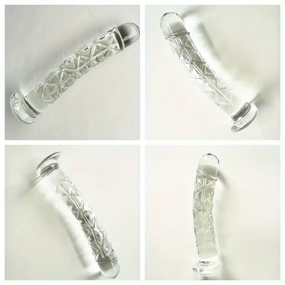 Clear crystal glass dildo, photo 8