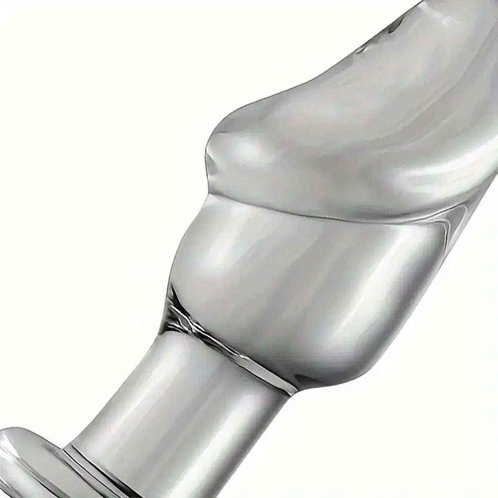 Clear crystal glass dildo, photo 10