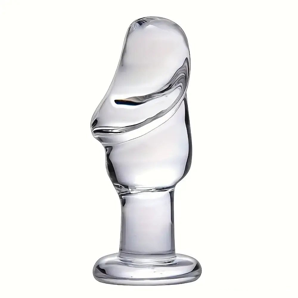 Clear crystal glass dildo, photo 3