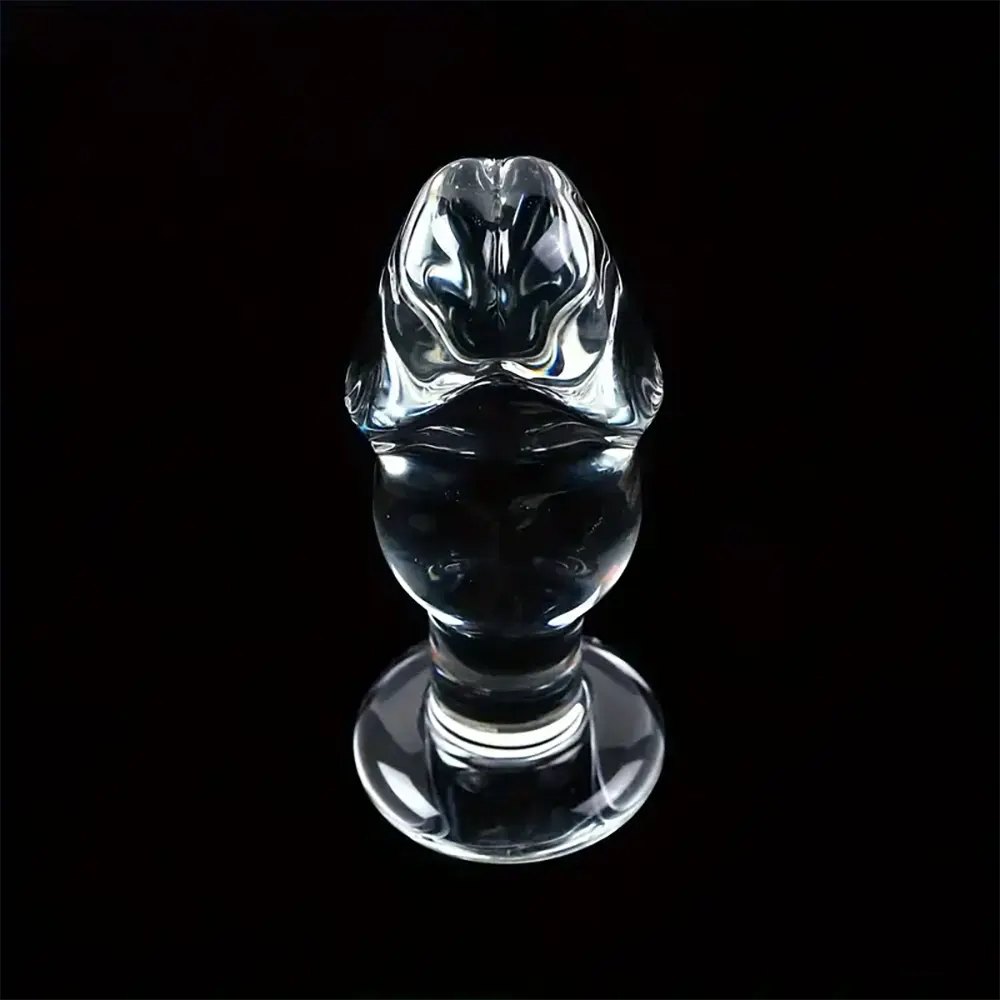 Clear crystal glass dildo, photo 4